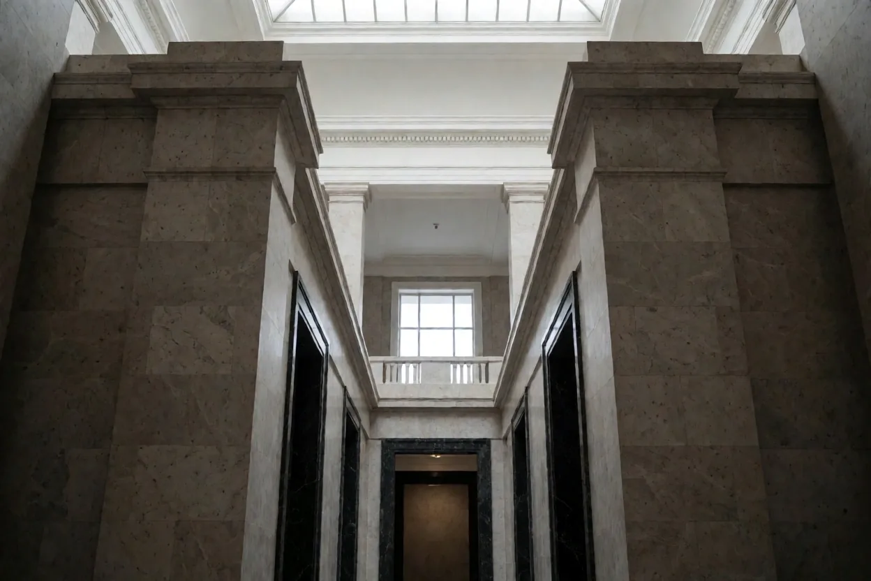 荘厳な建築空間